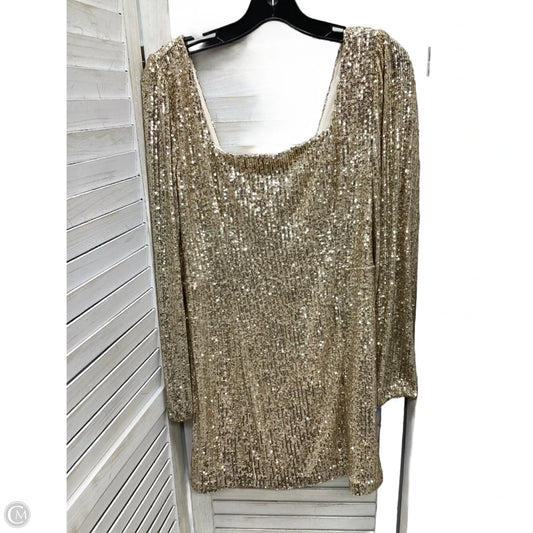 Dress Designer By Lilly Pulitzer In Gold, Size: 6