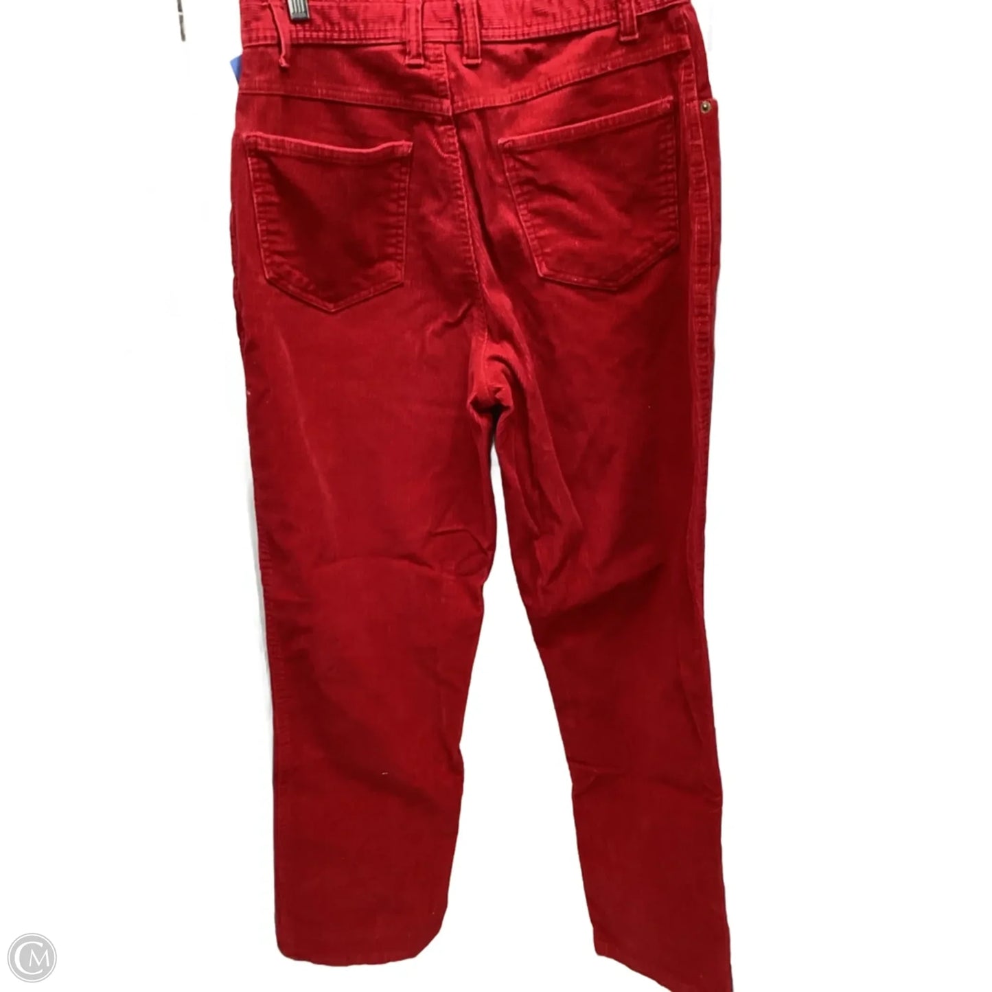 Pants Corduroy By Bill Blass In Red, Size: 6