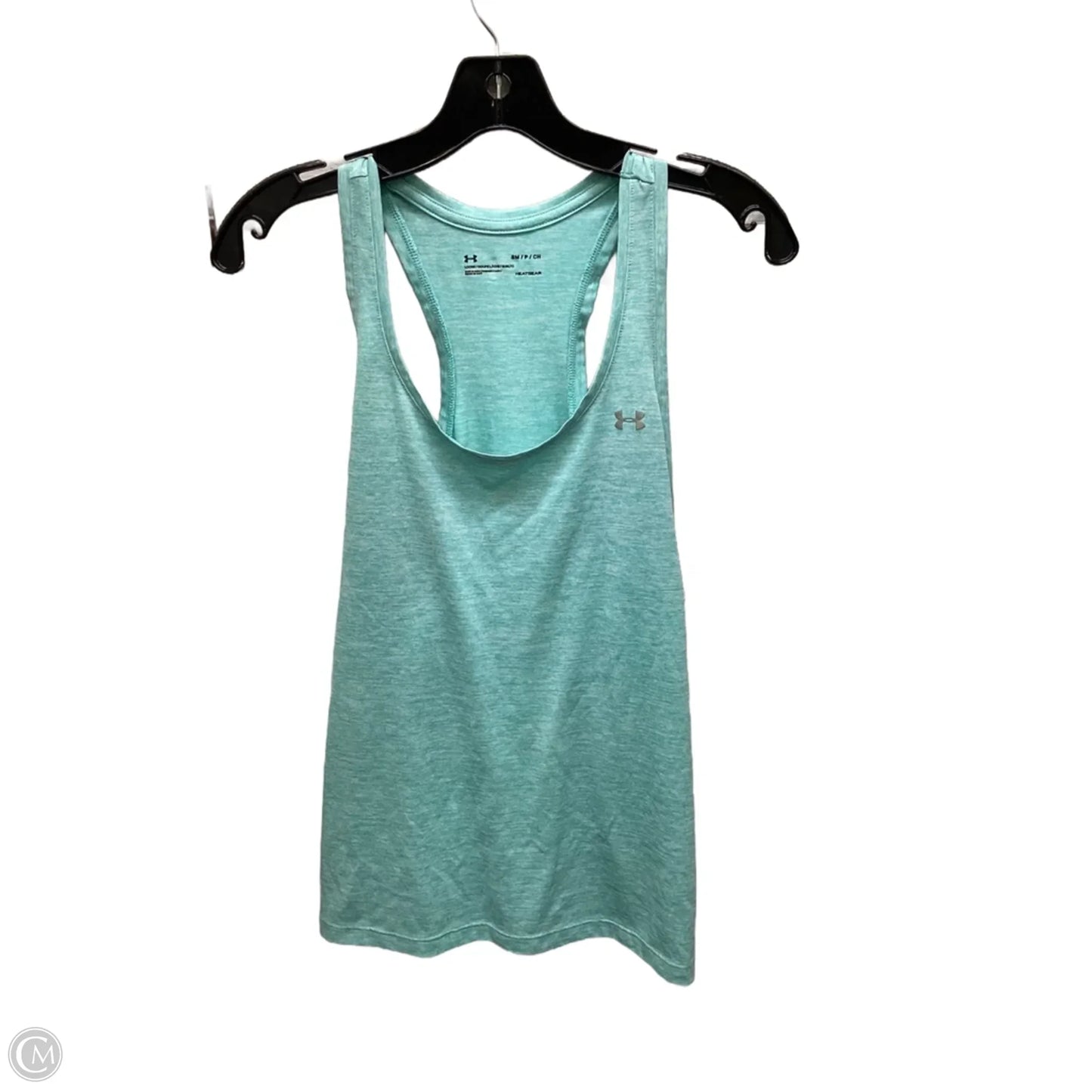 Athletic Tank Top By Under Armour In Teal, Size: S