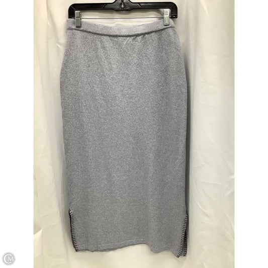 Skirt Maxi By Vince Camuto In Grey, Size: M