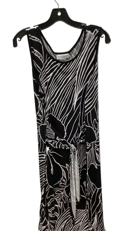Dress Casual Maxi By Northstyle In Black & White, Size: Xl