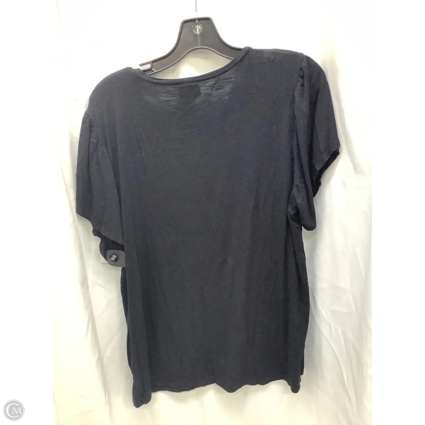 Top Short Sleeve By Lularoe In Black, Size: Xl