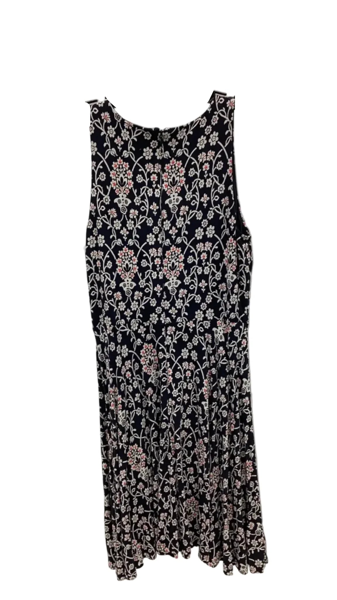Dress Casual Midi By Loft In Floral Print, Size: M