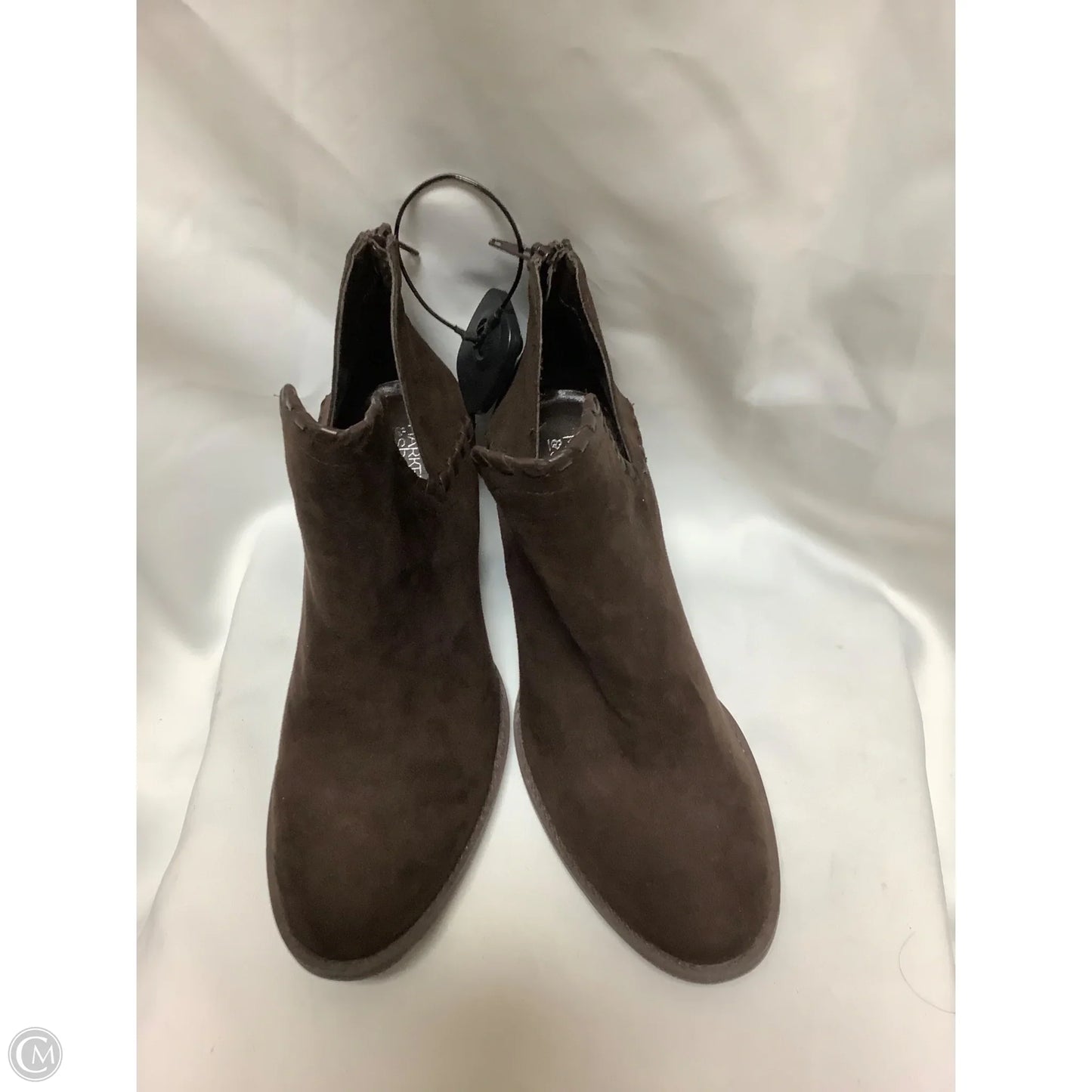 Boots Ankle Heels By Market & Spruce In Brown, Size: 7.5