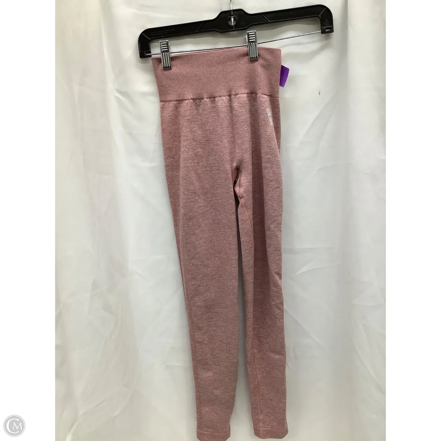 Athletic Leggings By Gym Shark In Pink, Size: Xs