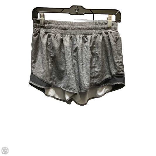 Athletic Shorts By Lululemon In Grey, Size: 8