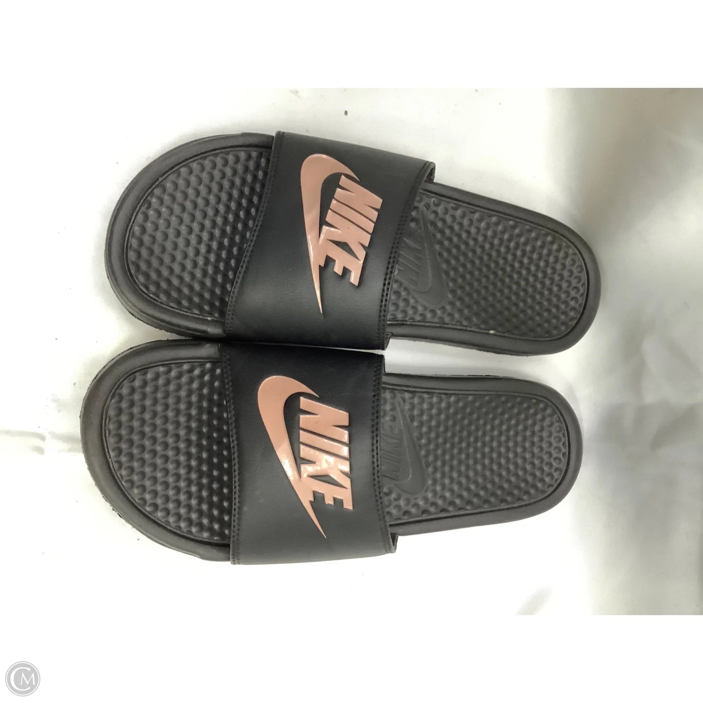 Sandals Flats By Nike In Black, Size: 10