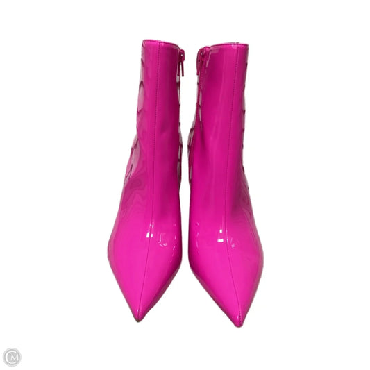 Boots Ankle Heels By Inc In Pink, Size: 8.5