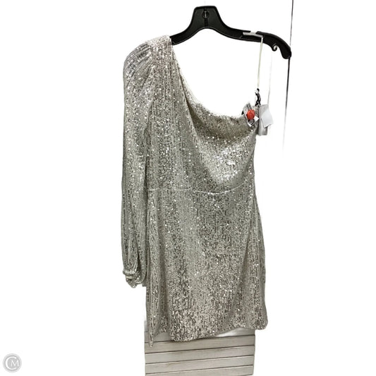 Dress Party Midi By 1.state In Silver, Size: Xs