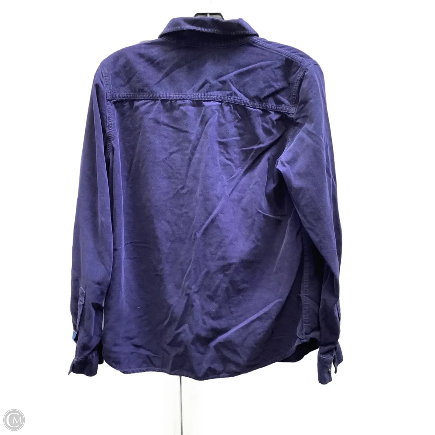 Top Long Sleeve By Coldwater Creek In Navy, Size: S