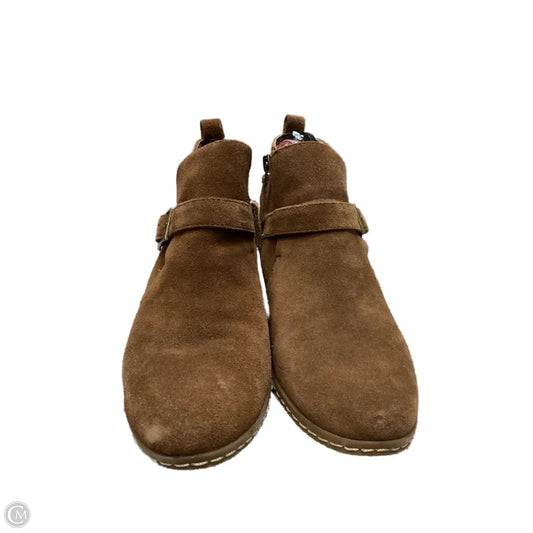 Boots Ankle Heels By Franco Sarto In Brown, Size: 8