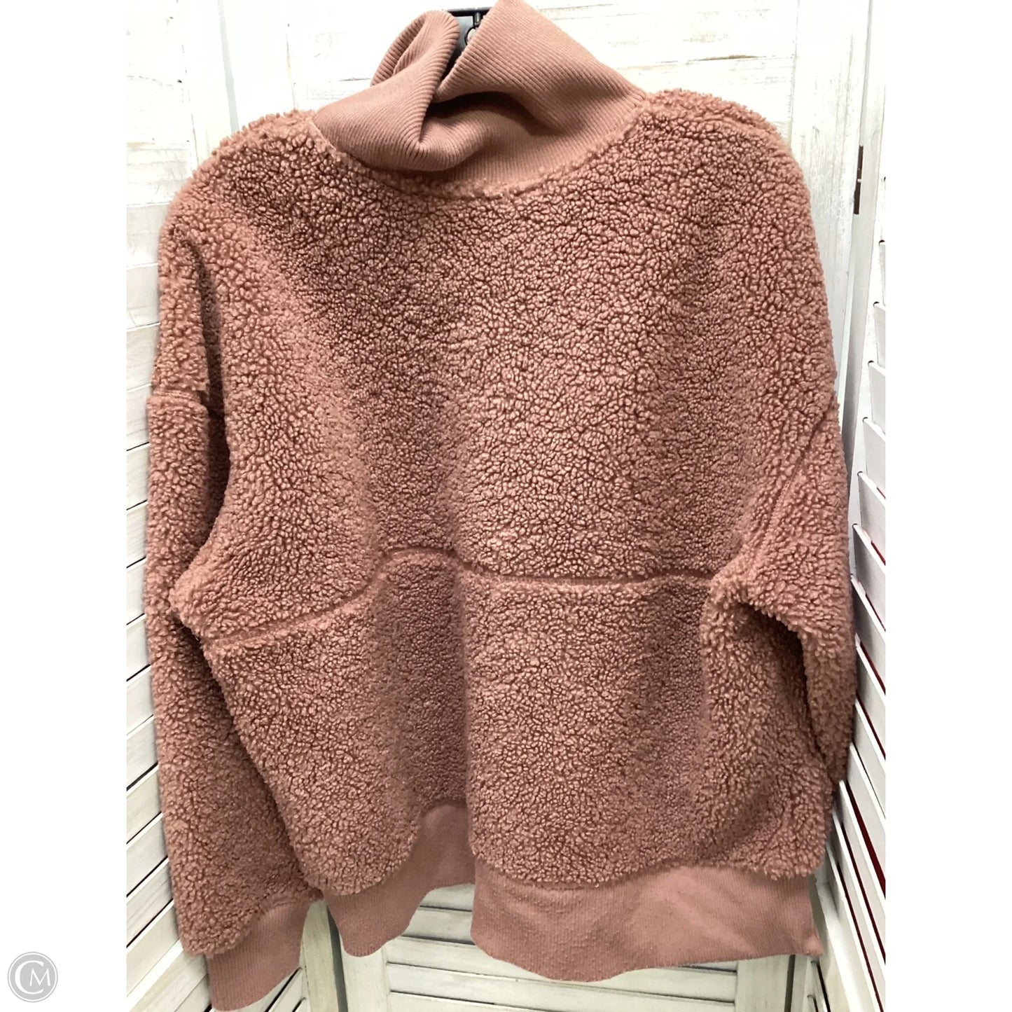 Jacket Fleece By Joy Lab In Pink, Size: Xxl