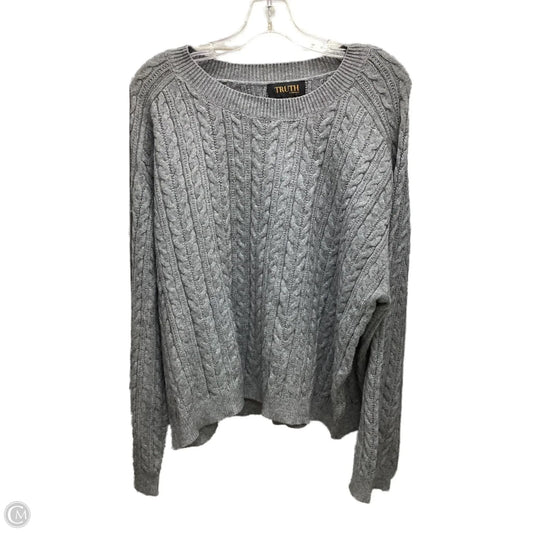 Sweater By Truth In Grey, Size: Xl