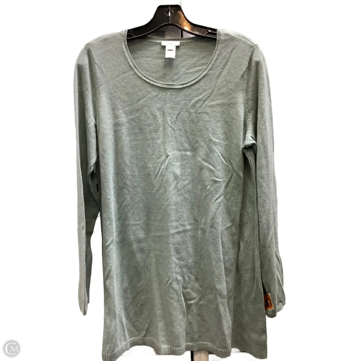 Top Long Sleeve By J. Jill In Green, Size: S