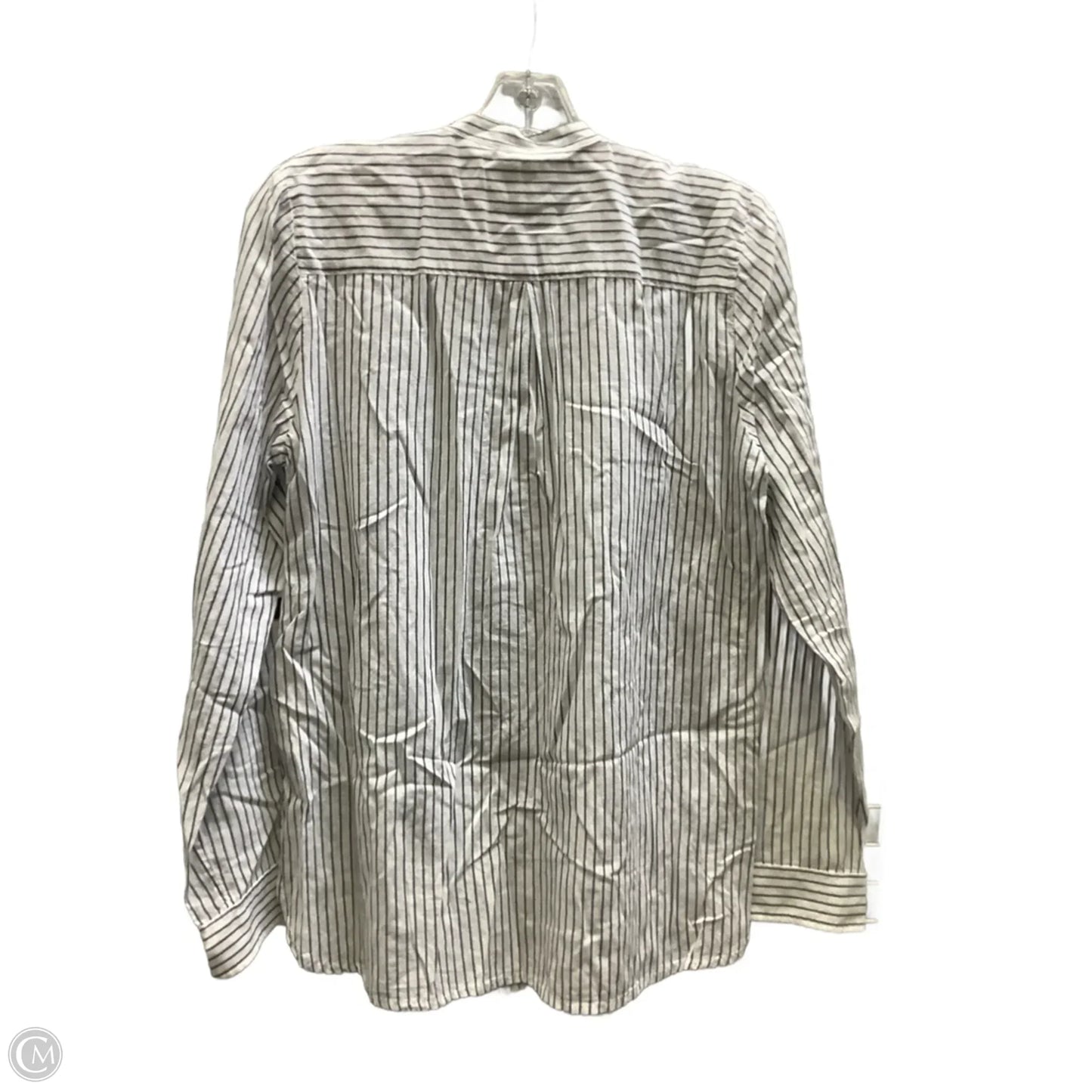 Top Long Sleeve By Gap In Striped Pattern, Size: S