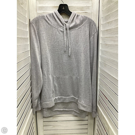 Top Long Sleeve By Weatherproof In Grey, Size: L