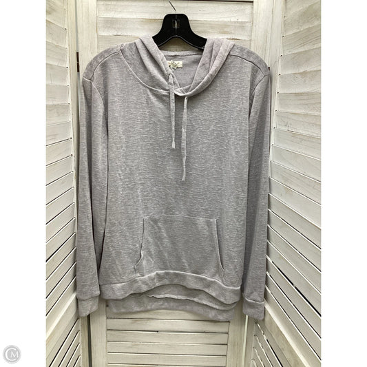 Top Long Sleeve By Weatherproof In Grey, Size: L