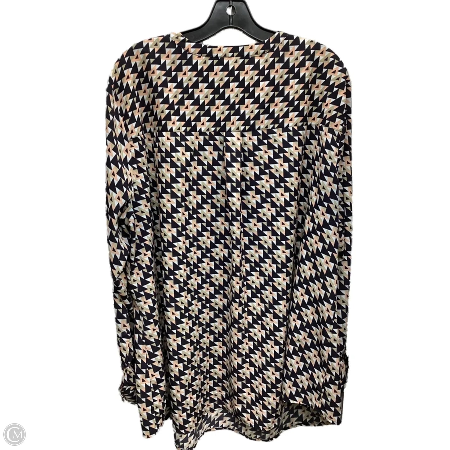 Top Long Sleeve By Talbots In Multi-colored, Size: 3x