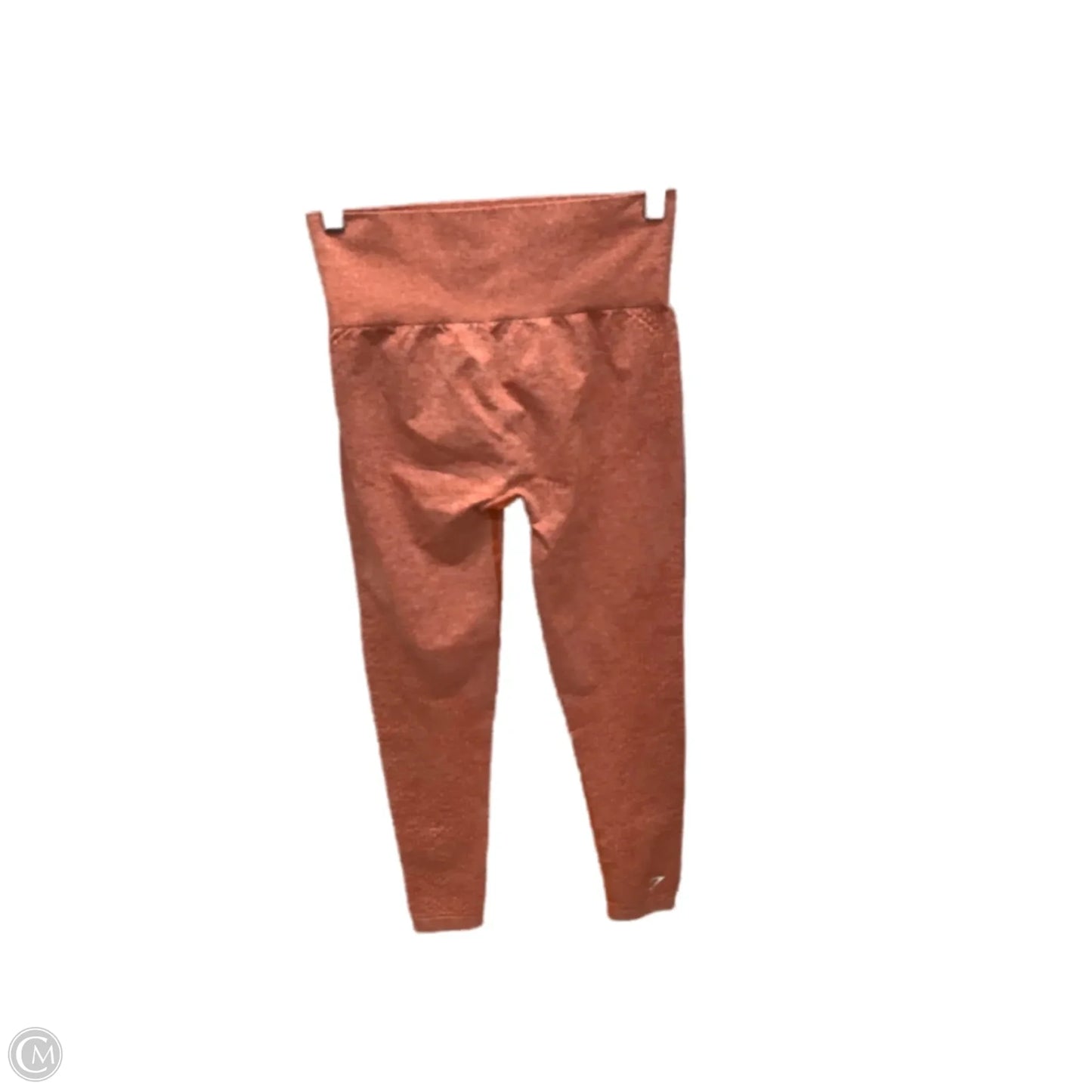 Athletic Leggings By Gym Shark In Orange, Size: S