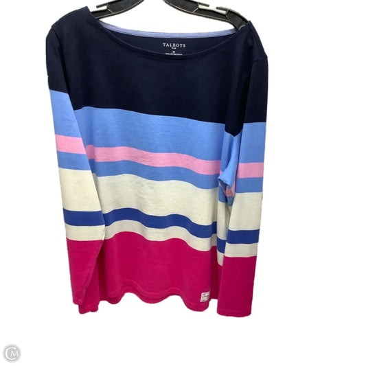 Top Long Sleeve By Talbots In Multi-colored, Size: 2x