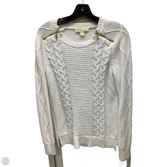 Sweater Designer By Michael Kors In White, Size: M