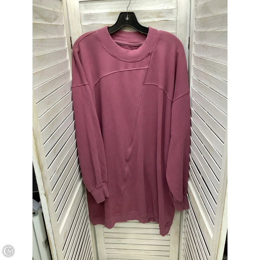 Sweatshirt Crewneck By Lululemon In Mauve, Size: Xl