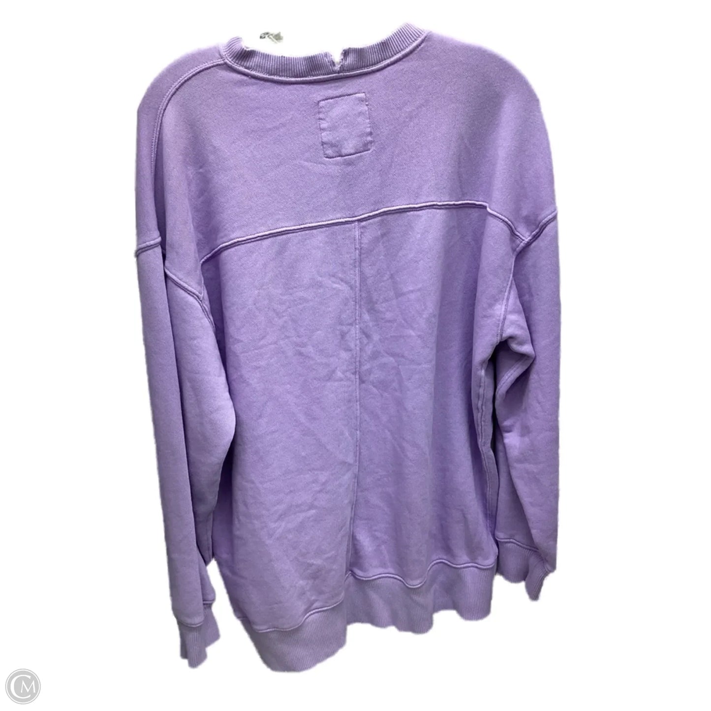 Sweatshirt Crewneck By Aerie In Purple, Size: Xs