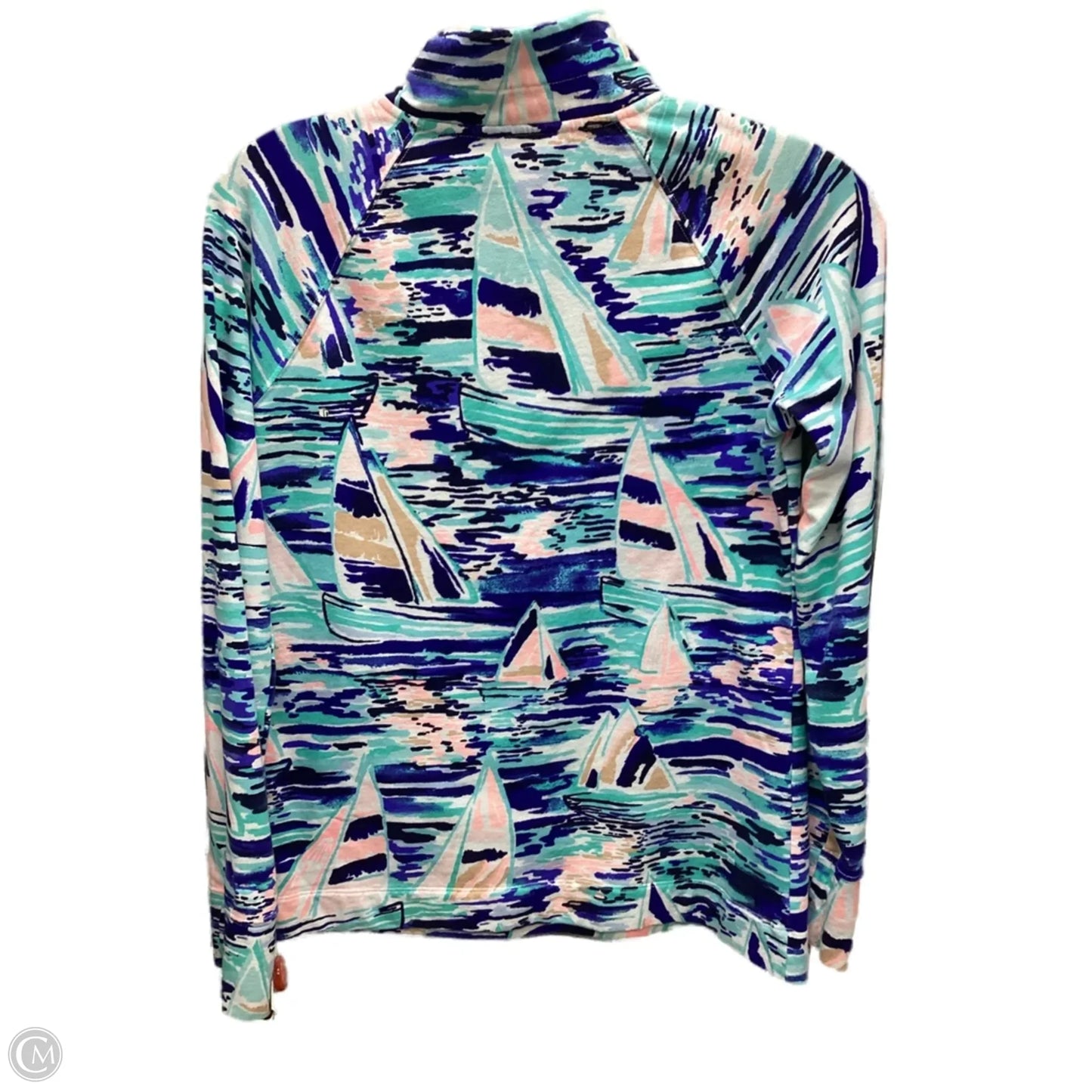 Top Long Sleeve Designer By Lilly Pulitzer In Multi-colored, Size: Xs