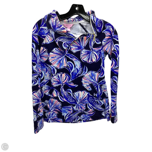 Top Long Sleeve Designer By Lilly Pulitzer In Blue, Size: Xs