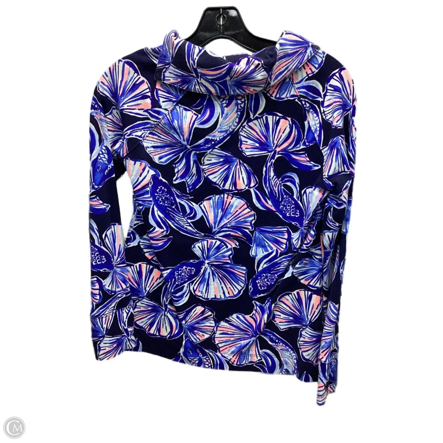 Top Long Sleeve Designer By Lilly Pulitzer In Blue, Size: Xs