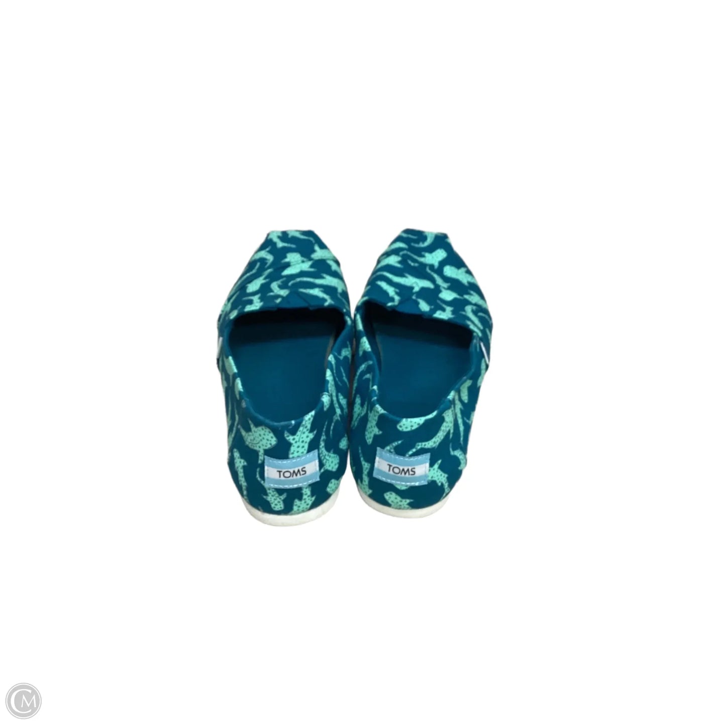 Shoes Flats By Toms In Green, Size: 9