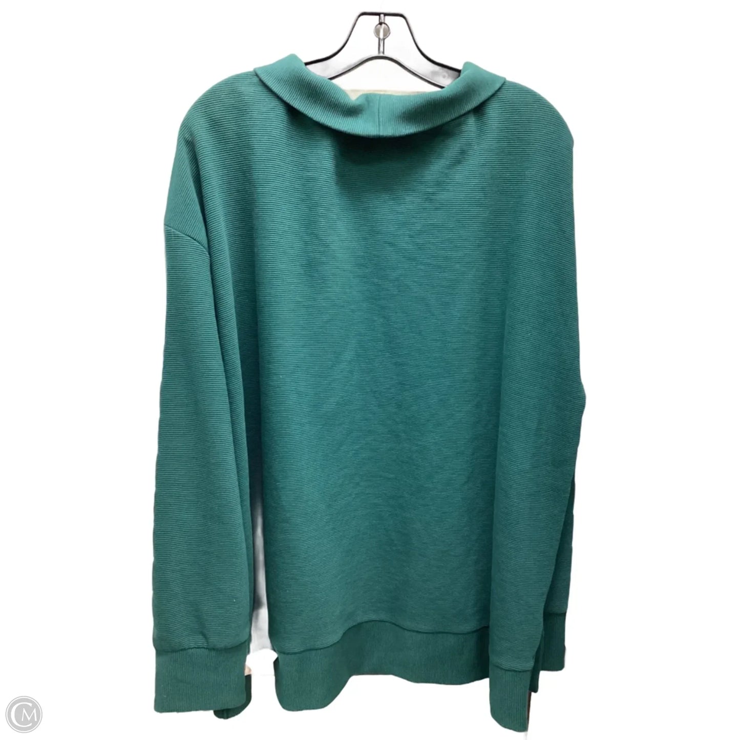 Top Long Sleeve By Wonderly In Green, Size: 2x