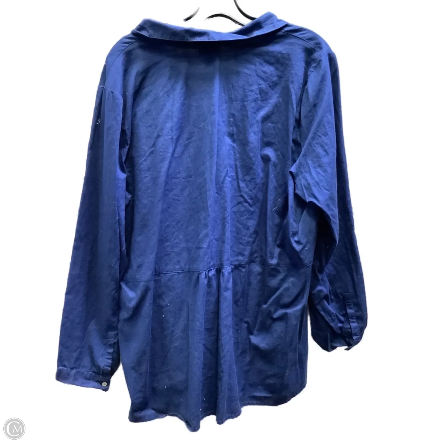 Top Long Sleeve By J. Jill In Blue, Size: Xl