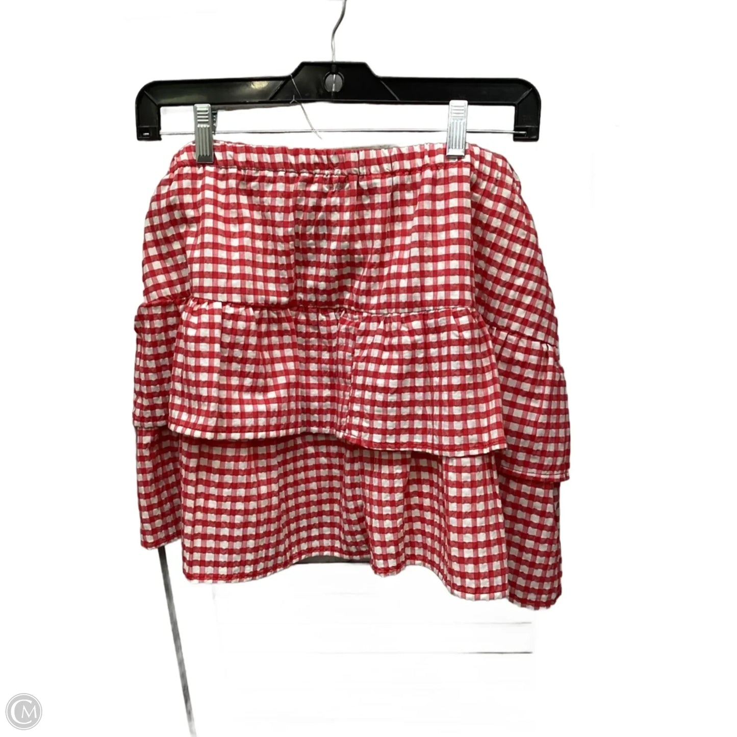 Skirt Midi By Wild Fable In Plaid Pattern, Size: Xl