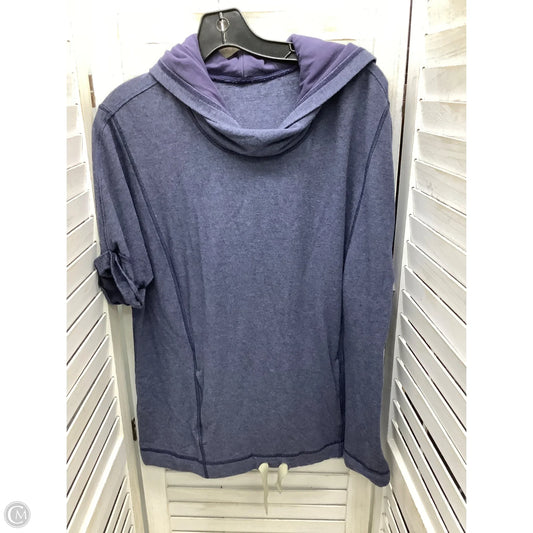 Athletic Top Short Sleeve By Lululemon In Blue Denim, Size: 8