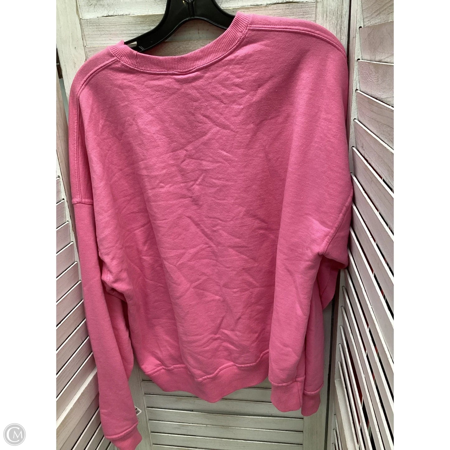 Sweatshirt Crewneck By Champion In Pink, Size: Xl