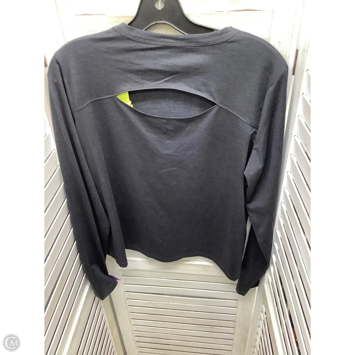 Top Long Sleeve By All In Motion In Grey, Size: L