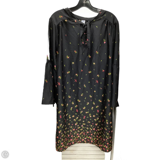 Dress Casual Midi By Old Navy In Floral Print, Size: Xl