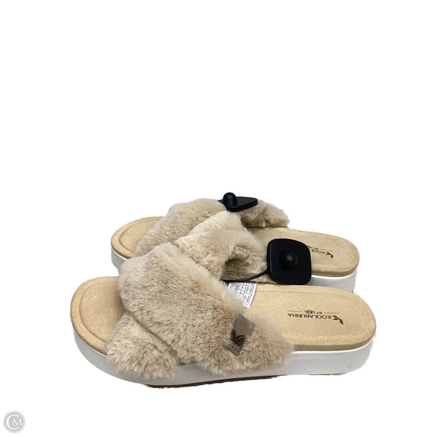 Sandals Designer By Ugg In Tan, Size: 7