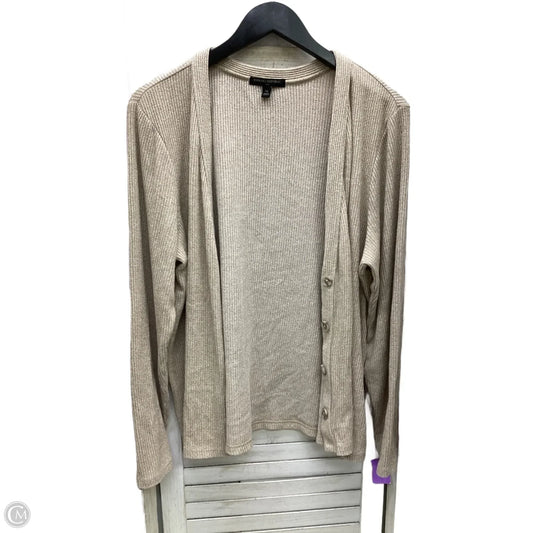 Cardigan By Banana Republic In Tan, Size: Xl