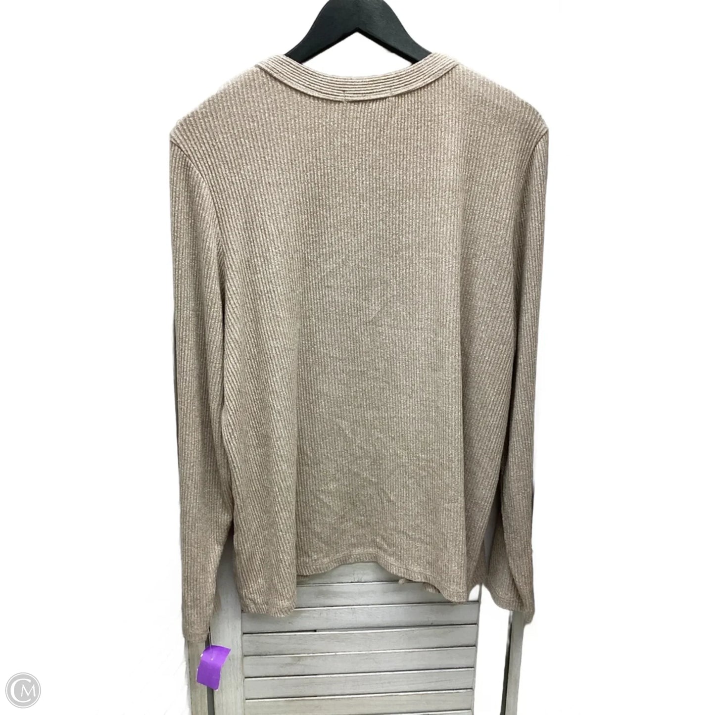 Cardigan By Banana Republic In Tan, Size: Xl