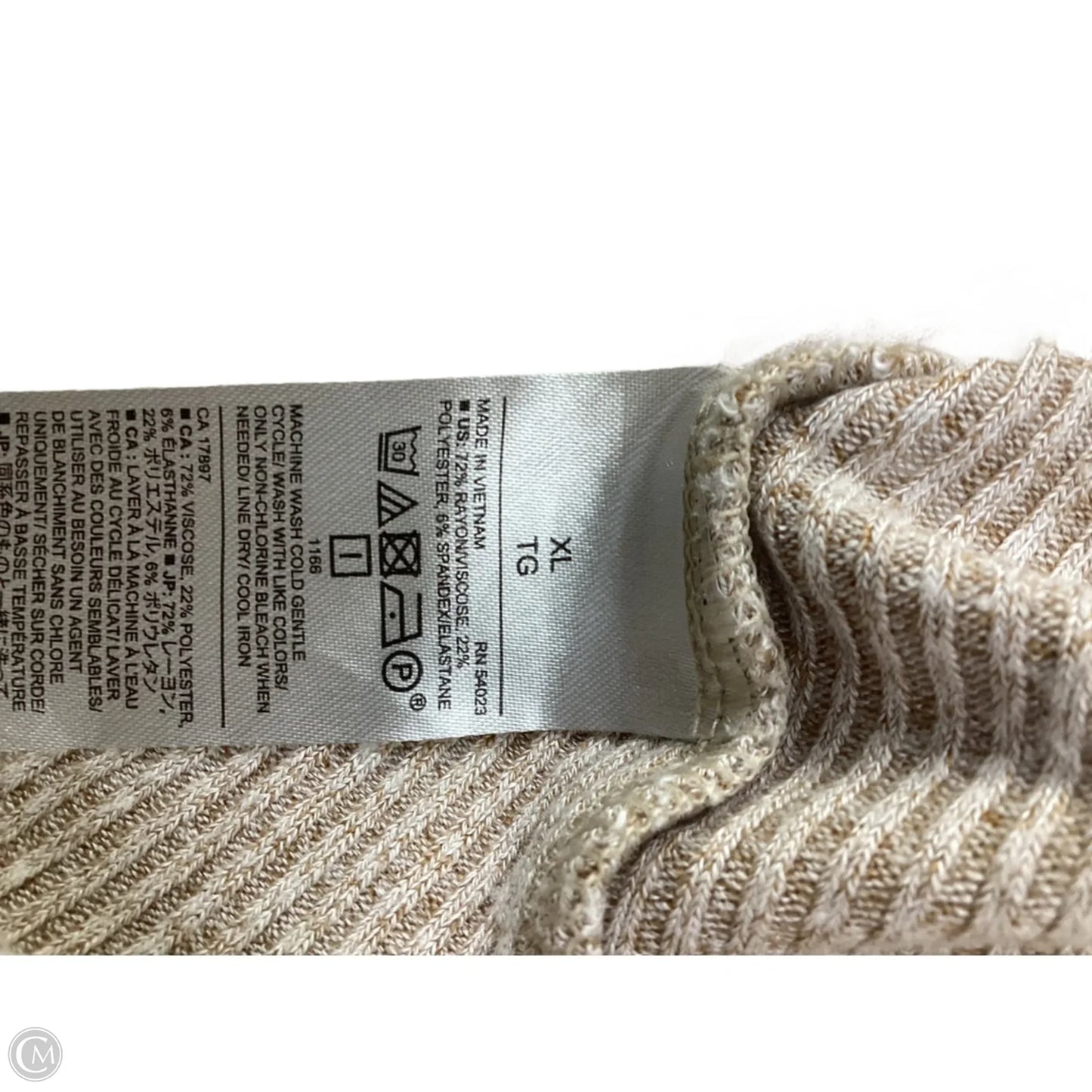 Cardigan By Banana Republic In Tan, Size: Xl