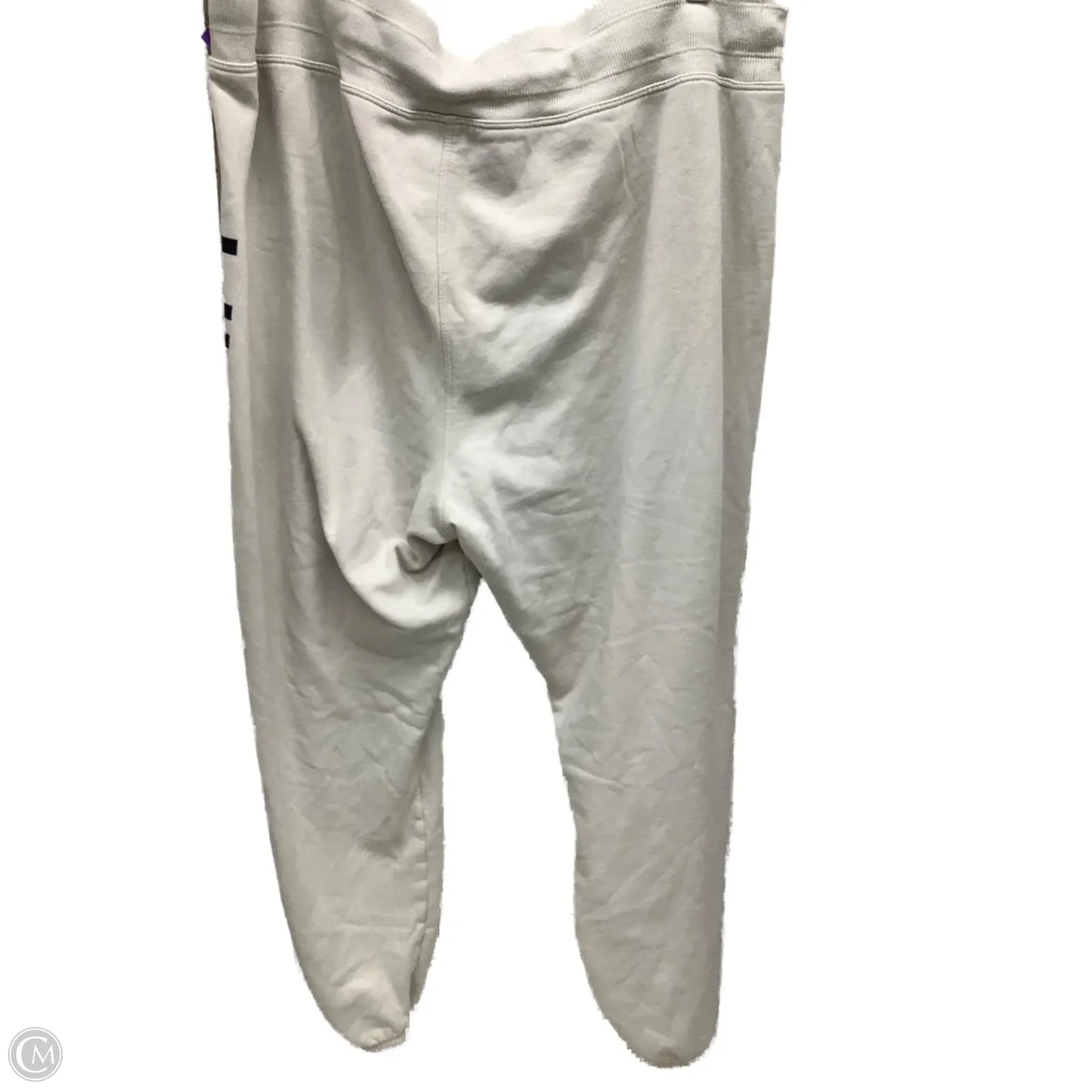 Athletic Pants By Calvin Klein In Ivory, Size: Xxl