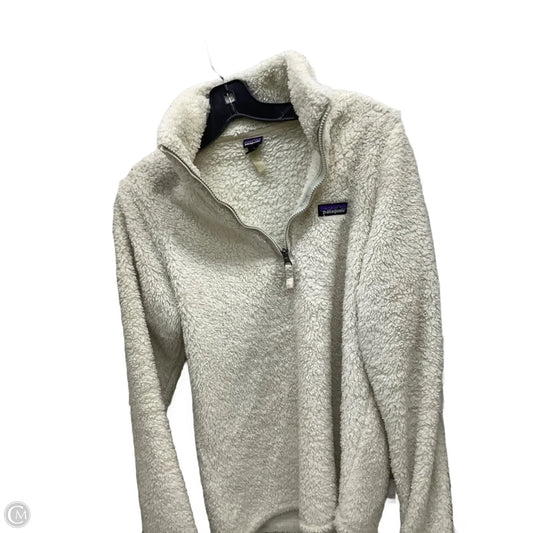 Jacket Fleece By Patagonia In Ivory, Size: M