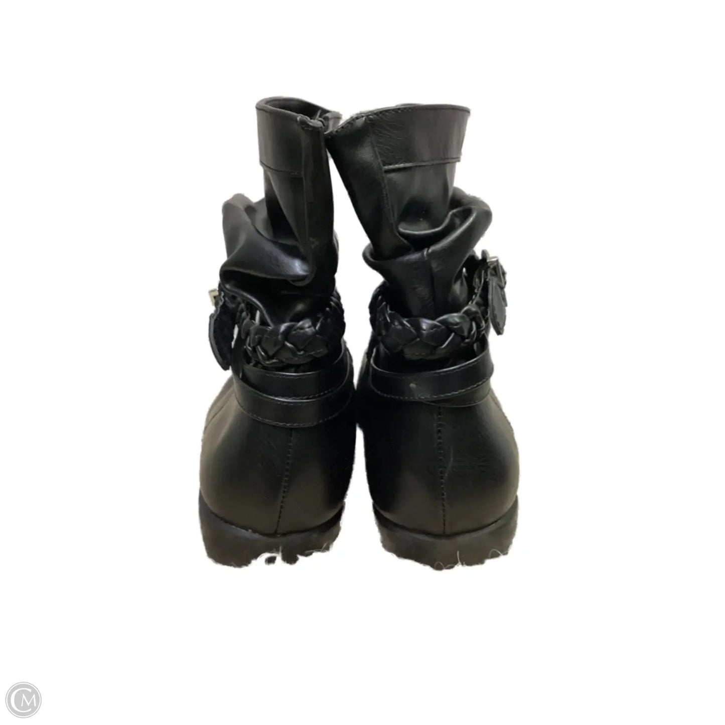 Boots Ankle Flats By Comfortview In Black, Size: 8.5