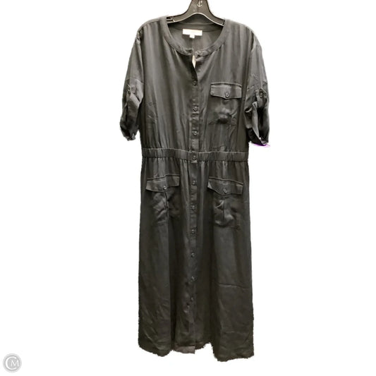 Dress Casual Maxi By Loft In Black, Size: 16