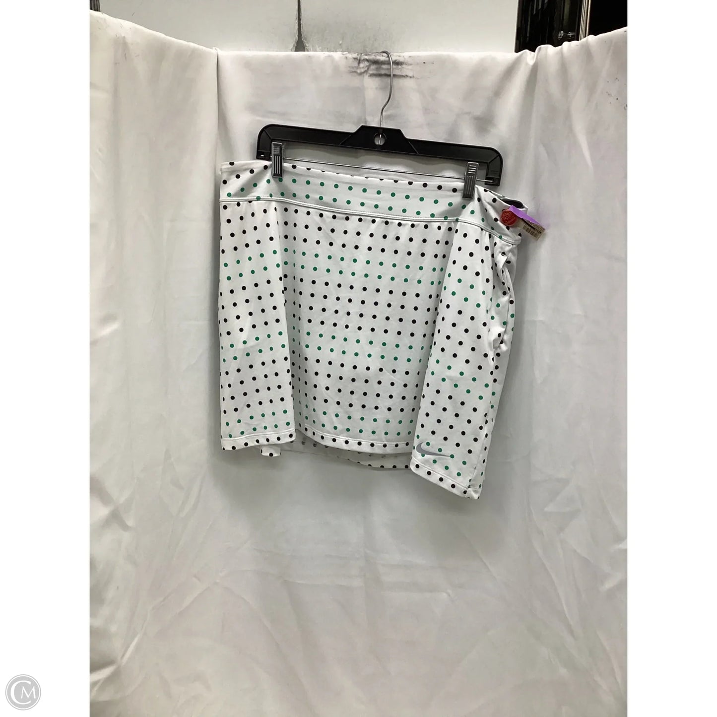 Athletic Skort By Nike In Polkadot Pattern, Size: Xl