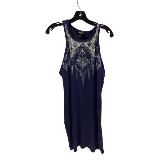 Dress Casual Midi By Express In Navy, Size: L