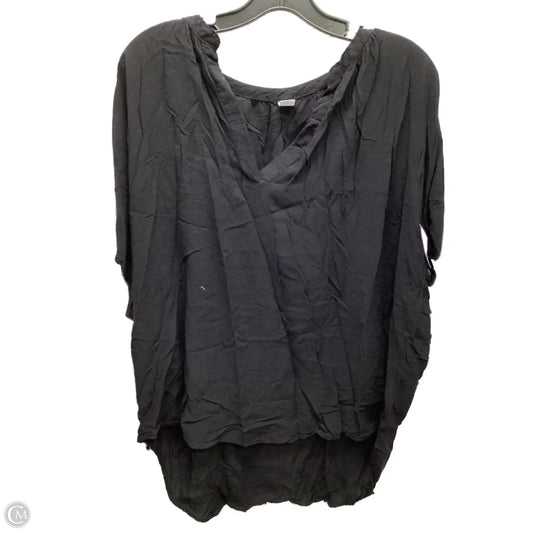 Top Short Sleeve By Old Navy In Black, Size: Xl