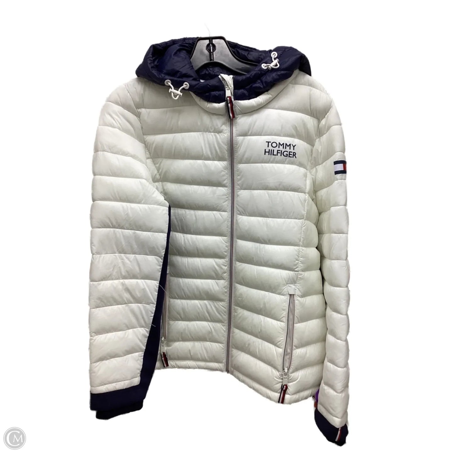 Jacket Puffer & Quilted By Tommy Hilfiger In Multi-colored, Size: M